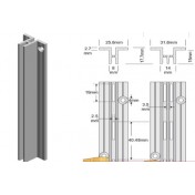 Aluminium Concealed Wall Stripping