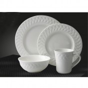 Dinner Set 16pcs: Round with Pattern