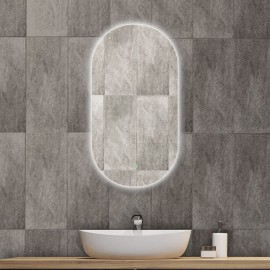 LED 79 Oval 3 Color LED Mirror 